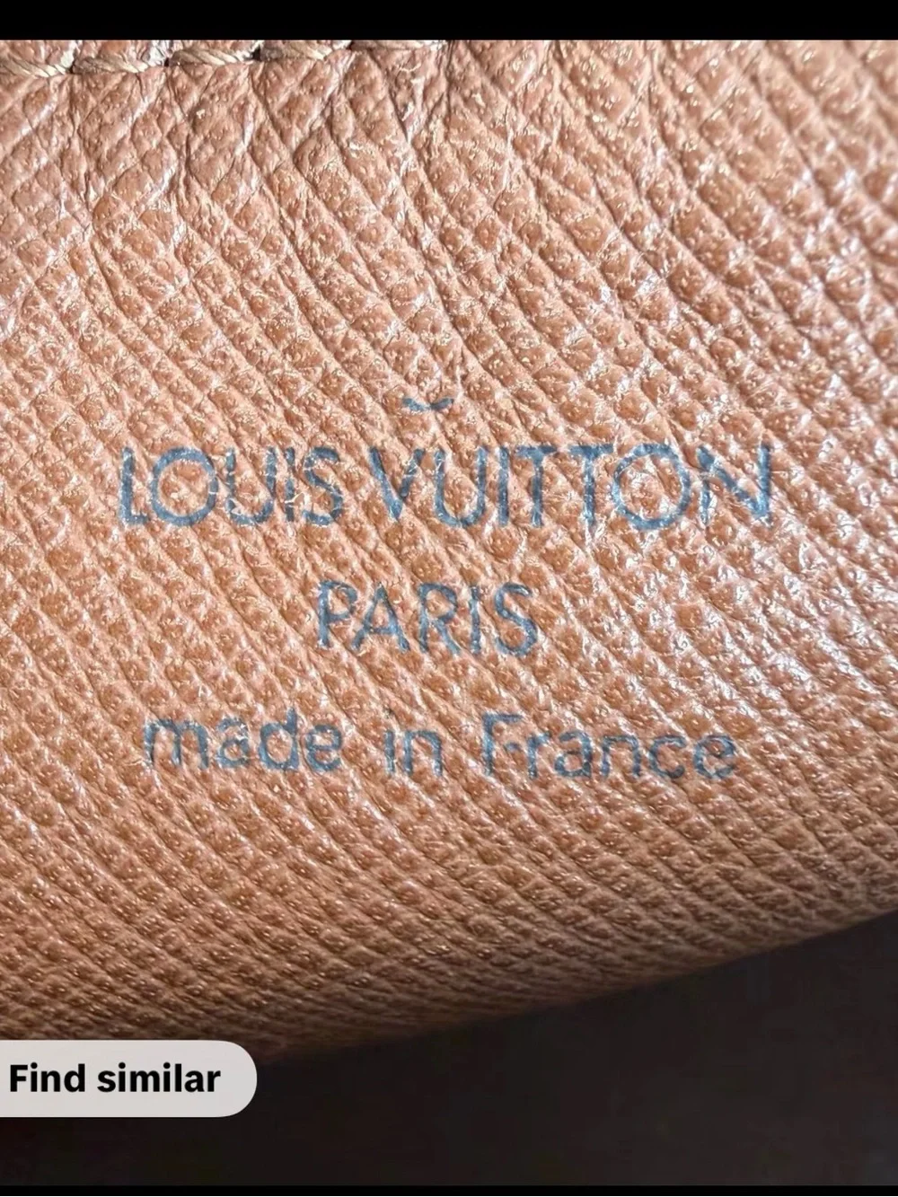 Louis Vuitton Brown Monogram Papillon Bag with Tan Straps